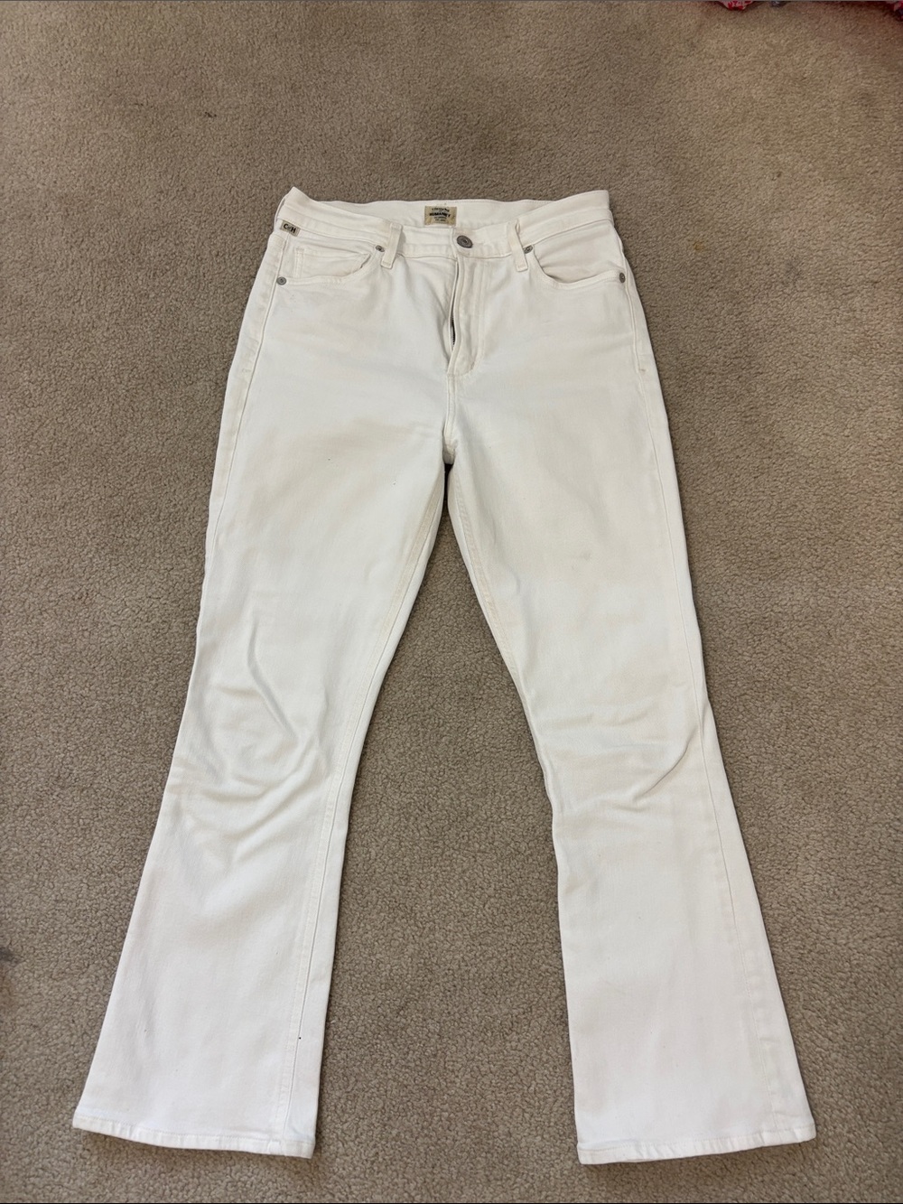 Citizens of Humanity- White Women's Jeans - Demy Cropped